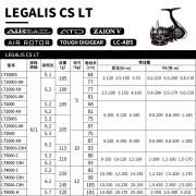 达亿瓦（DAIWA）达亿瓦DAIWA达亿瓦DAIWA  LEGALIS LT 斜口远投路亚纺车轮微物马 1000-xh高速