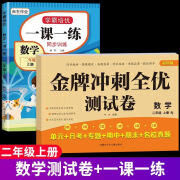 【老师推荐】2024新版二年级上册试卷测试卷全套人教版语文数学2年级上册同步试卷同步训练练习册黄冈模拟卷子期中期末练习题月考单元试卷作业 数学【试卷+同步训练】2本 二年级上册【人教版】彩图