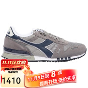 迪亚多纳（Diadora）Titan 男士户外徒步慢跑鞋防滑耐磨透气舒适男鞋运动板鞋简约百塔 Gray/Navy 40.5