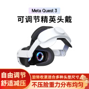 VXR Meta Quest3 Quest2 PROVR眼镜一体机3D头盔智能体感游戏机XR设备Steam串流头戴非AR  PICO4Ultra Quest 3可调节头戴（定制配件非VR眼镜）