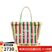 莫杰（MARC JACOBS）女包 新款时尚百搭日常通勤刺绣提花The Beach Tote购物手提包 Multicoloured TU