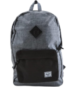 Herschel Supply Co.中性双肩包 Herschel Heritage  耐磨轻便休闲时尚双肩背包 Raven Crosshatch/Black/Bl 	 Classic 21.5L