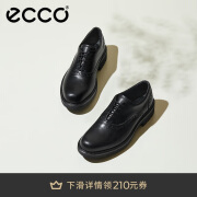 爱步（ECCO）牛津鞋 冬季新款增高商务正装皮鞋男 都市奥斯陆550284 黑色41