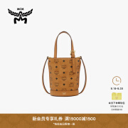 MCM【新品】 AREN迷你水桶包托特包斜挎包手提包女包 干邑色 迷你