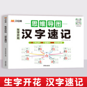 2024新汉知简生字开花汉字速记小学生语文1-6年级认识汉字偏旁部首结构思维导图快速记汉字识字练习本练习册汉字速记2000生字预习 汉字速记 小学通用