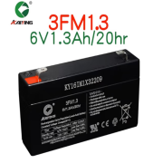 凯鹰蓄电池3FM1.3 6V1.3AH  3FM2.8 6V2.8AH 应急照明 童车玩具电子称 6FM1.3-6V1.3AH