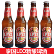 LEO啤酒网红泰国啤酒原装进口玻璃瓶装精酿小麦芽整箱 330mL 12瓶