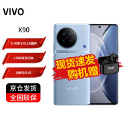 vivo X90 4nm天玑9200旗舰芯片 自研芯片V2 120W双芯闪充 蔡司影像 5G手机 冰蓝 12G+512GB