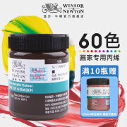 温莎牛顿画家专用丙烯颜料300ml大瓶手绘彩绘diy画墙绘专用材料纺织画专用丙烯颜料防水防嗮 生褐 300ml