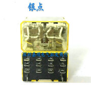 10A中间继电器RH4B-UL AC220V DC24V 大14脚 四开四闭带灯LY4N-J AC220V