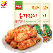 韩食府延吉青年萝卜延边特色美食朝鲜族风味泡菜400g*2袋 源头直发