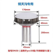 复邦87型雨水斗不锈钢重力雨水斗 纯304材质落水斗漏水斗2mm特厚 DN50