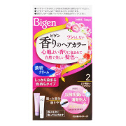 美源（MEIYUAN）日本原装进口美源花果香染发膏健康遮盖白发植物护发染发霜花香味 2号浅亮棕色