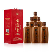 钓鱼台精品酒（铁盖）酱香型白酒 53度 500ml*6瓶 整箱装