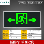 劳士新国标LED消防应急灯安全出口疏散指示标志灯 L4513单面双向