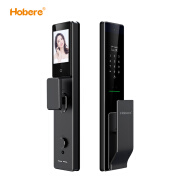 Hobere弘博汇 H11Pro 精雕人脸识别全自动锁 家用防盗智能锁 星空黑