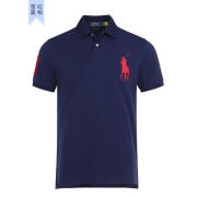 POLO SPORT拉夫劳伦短袖半袖T恤Ralph Lauren夏季纯棉翻领大马标 宝蓝(大红标) XS(建议105-130斤 )