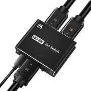 NK8K切换器HDMI2.1二进一出PS5高清游戏机8K604K120分配转换器热 随机发