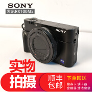 二手Sony/索尼 DSC-RX100M5 高清4K人像旅游卡片机数码相机黑卡5 索尼RX100M5(黑卡5) 95成新