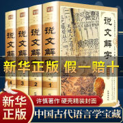 说文解字原版 许慎著正版全版全今释图解540部首篆书字注解大字本 说文解字全套4册