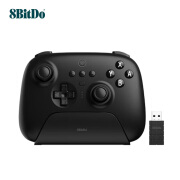 八位堂（8BitDo）猎户座真无线手柄 Steam电脑PC接收器NS双人成行战神5 NS版 曜石黑+充电底座+接收器+数据线