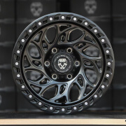 TKX WHEELS17 18寸改装越野轮毂霸道坦克300长城炮帕杰罗bj40猎豹哈弗h5皮卡 801亚黑 17寸