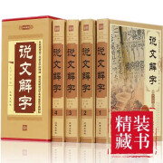 全4册说文解字原版许慎著正版全版全今释图解540部首篆书字注解精装大字本说文解字注段玉裁注中华书局