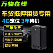 点缤4G北斗gps汽车定位器超长待机三年强磁无线免充电免装 4G01+三年费两节电池mini版