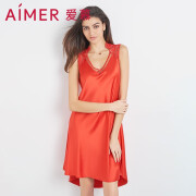 爱慕（Aimer）暂下架睡衣女秋女士家居服红色睡衣本命年无袖睡裙家居服 红色 170