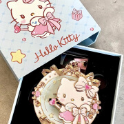 凯蒂猫HelloKittyHello kitty奖牌Keep爱神贴贴凯蒂猫奖牌卡通可爱三丽鸥周边七夕 Hello kitty粉色凯蒂猫奖牌