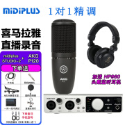 midiplus迷笛 1对1调试STUDIO-2 otg 电脑K歌语音厅录音手机直播喊麦声卡套装迷笛plus STUDIO-2+AKGP120直播K歌+精调