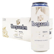 福佳白（Hoegaarden）比利时风味国产福佳白啤酒500ML/听  福佳白听装啤酒 福佳* 500mL 18罐