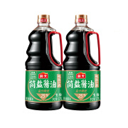 海天简盐酱油减盐25%酿造生抽凉拌菜炒菜点蘸调料汁家用厨房调味 简盐酱油1.28L*2瓶