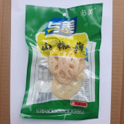 与美与美山椒藕片80g袋装四川特产怀旧小零食开袋即食 山椒藕80g*5袋