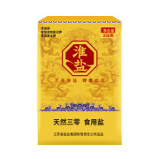 淮盐食用盐天然三零盐256g未加碘家用细盐巴零添加抗结剂