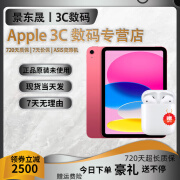 Apple【分期免息】苹果iPad10 2022款 10.9英寸  平板电脑资源机 粉色 64GB WiFi版+未使用