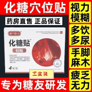 LUJAHA葆元医生糖尿病穴位磁疗贴降高血糖化糖消 三盒【中度使用】