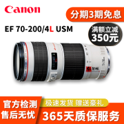 佳能 Canon EF 70-200mm 系列28-300防抖不防抖小白 二手中长焦镜头 EF 70-200/F4L USM一代 小小白 95新