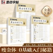 墨点字帖 瘦金体练字纸技法专项训练 瘦金体字帖练字漂亮钢笔硬笔描红初学者硬笔控笔训练