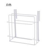 厨房菜板架子铁艺置物架多功能吊棚砧板架厨房橱柜收纳架 白色