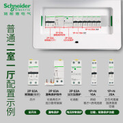 施耐德电气空气开关电闸A9空开家用小型断路器1P2P3P4P不带漏电保护 10A 1P 1P 10A