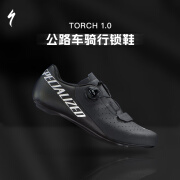 SPECIALIZED闪电 TORCH 1.0 入门款 男/女式公路自行车骑行锁鞋透气舒适 黑色 41