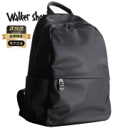 Walker Shop【品牌臻选】双肩包男新款背包男简约尼龙牛津布出差旅行包书包 黑色【次日达/京仓发货/礼盒包装】