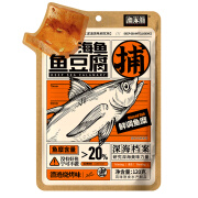 渔家翁 鱼豆腐小零食120g 豆制品豆乾素肉素食食品小吃香辣/烧烤味 烧烤味新包装120g约8小