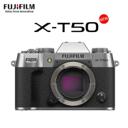 富士 XT50 X-T50 微单相机 Vlog防抖 4K 复古富士照 国际版 富士 XT50 银色 官方标配 不含镜头