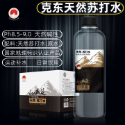 水天盛筵克东天然苏打水小分子弱碱性ph8.8饮用矿泉水整箱410ml*12瓶 1箱12瓶