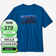 PATAGONIA男士73 Skyline 户外春夏新款圆领有机棉短袖T恤巴塔哥尼亚37534 ENLB蓝色 M