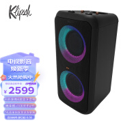 杰士（Klipsch）GIG XXL 卡拉OK套装 家庭KTV音响 便携音箱 广场音箱 拉杆音箱 音响 音箱 哑光黑色