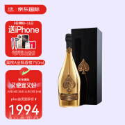 黑桃A（Armand de Brignac）金瓶香槟 起泡葡萄酒 750ml 礼盒装