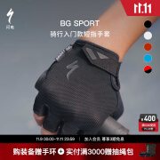 SPECIALIZED闪电 BG SPORT GEL GLOVE 公路/山地自行车凝胶内衬骑行短指手套 黑色（男款） M